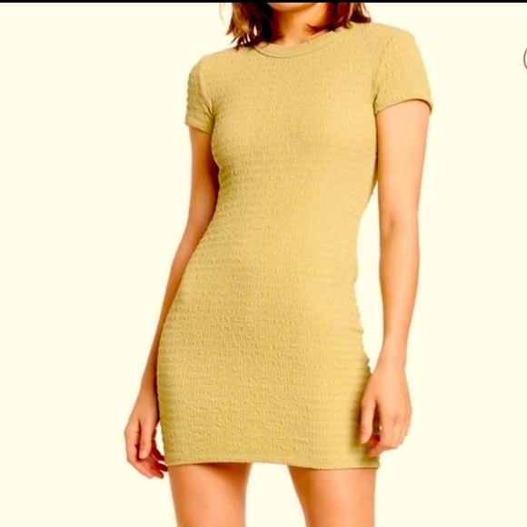 Elodie Textured Short Sleeve Mini Dress - Picture 2 of 9